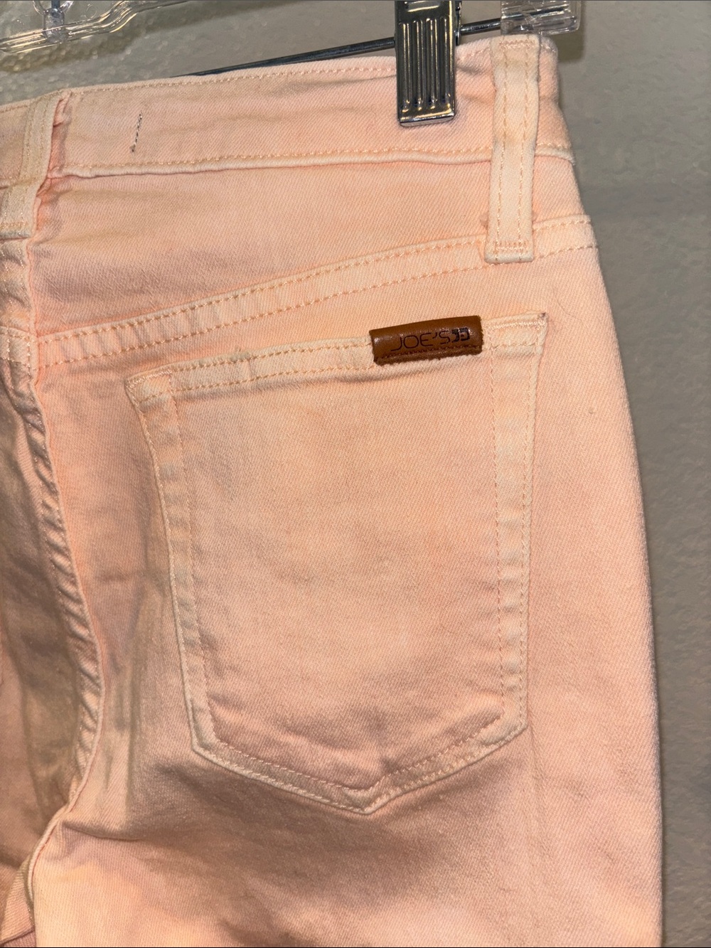 Joe's Jeans Peach Toned Skinny Denim - Picture 4 of 5